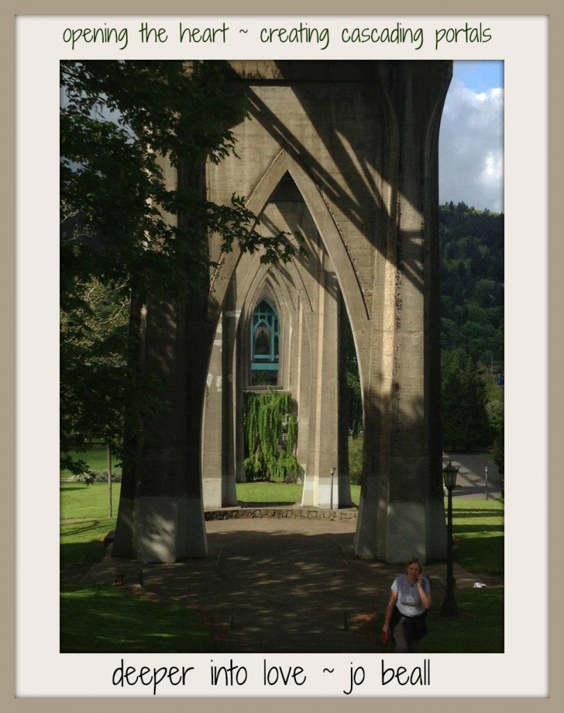 Named Open Heart 9 Oregon Cathedral Park Bridge in St Johns