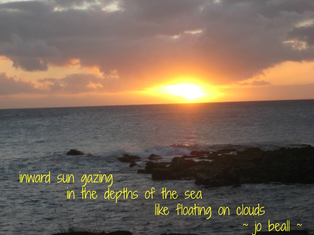 Named Divine 7  Kaua'i 11-29-14 Beach 005 Sun Gazing