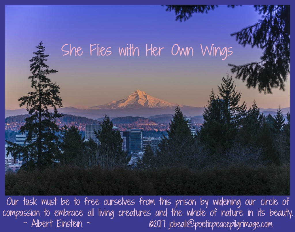 Named Descending 2 Oregon She Flies with Her Own Wings