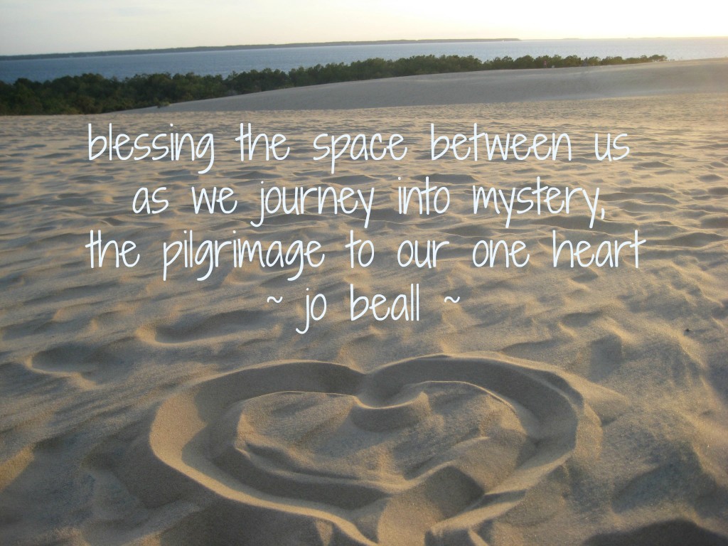 Named Journeying June 15 Blessing the Space Between Us Nags Head 2014 2 019